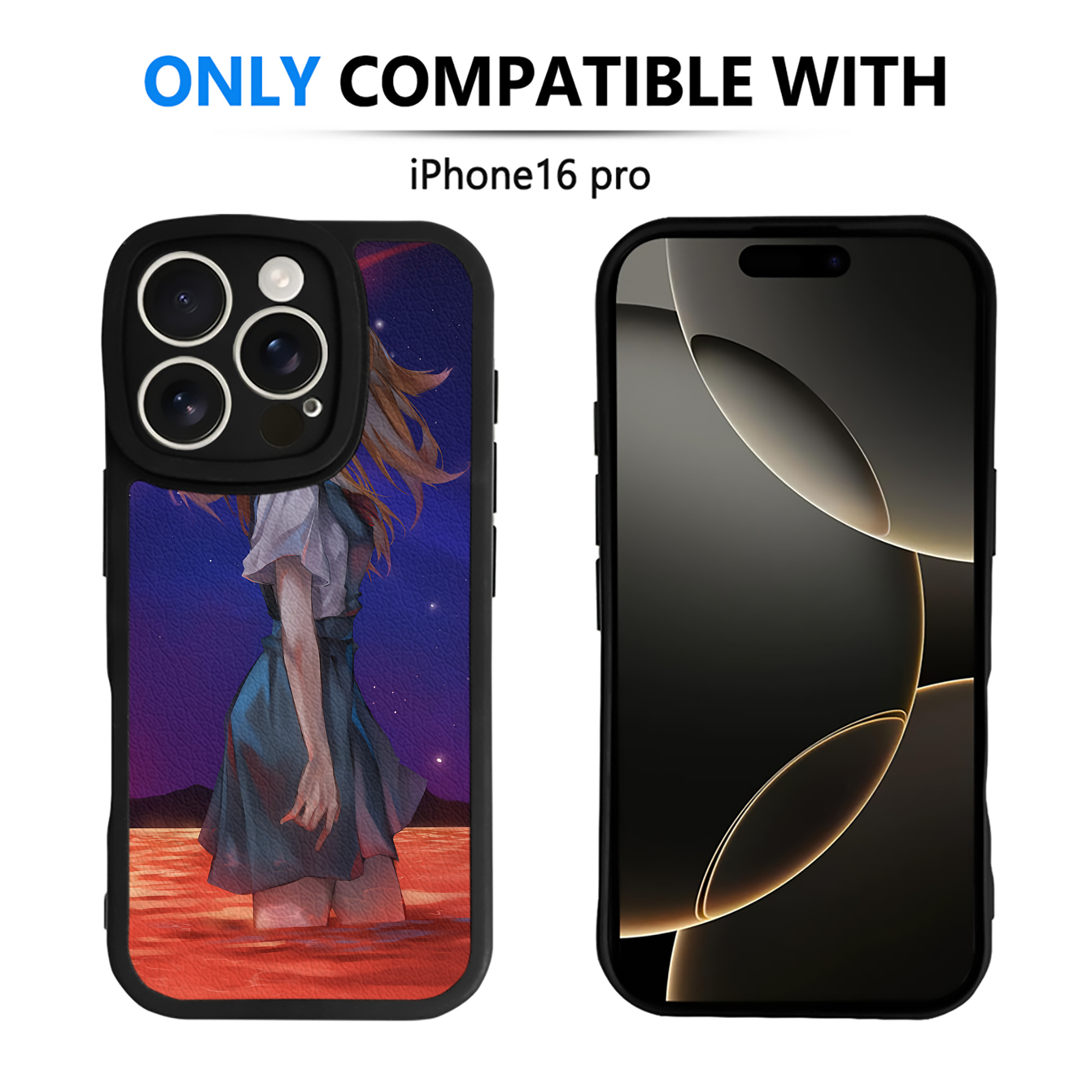 （画像用） EVA 新世紀エヴァンゲリオン 【iPhone 16シリーズ対応】シリコンスマホケース（レザー調） 材質：シリコン